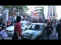 1er de Maig 2011 Barcelona.Manifestació tarda, inici repressió policialFont: Moisès Rial