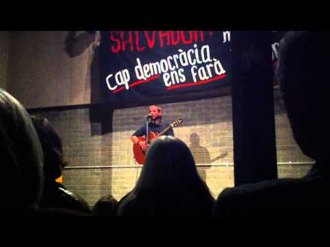 Cesk Freixas a Can Batlló en l'acte #40anysPuigAntich