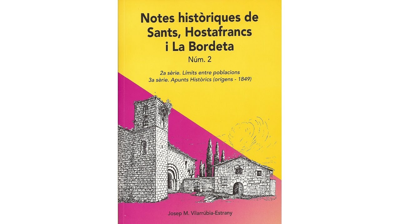 Conferència ·Notes històriques de Sants, Hostafrancs i La Bordeta· a càrrec del Sr. Josep Maria Vilarrúbia.&#65279;