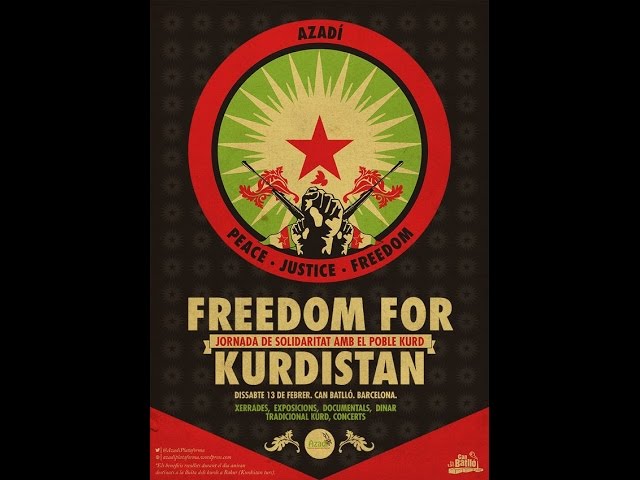 Freedom for Kurdistan. Jornada de solidaritat amb el poble Kurd. Via @Contrainfos