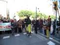 Fragments de l'actuació del grup Teatraviesas al cercavila de suport i solidaritat amb Vallespir 25 del 21/12/08<br/>