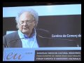 La inauguració del ·Foro de las industrias culturales· per González Sinde. Cultura com economia per a multinacionals i punt. Plorant una miqueta, es clar. Punset li contesta des de la sabiduria.Difós en temps (quasi) real pel D·Evolution SummitD·Evolution SummitRed Sostenible