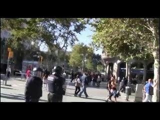 Seqüències dels fets durat el transcurs de la Vaga General del 29-S 2010 a Barcelona.