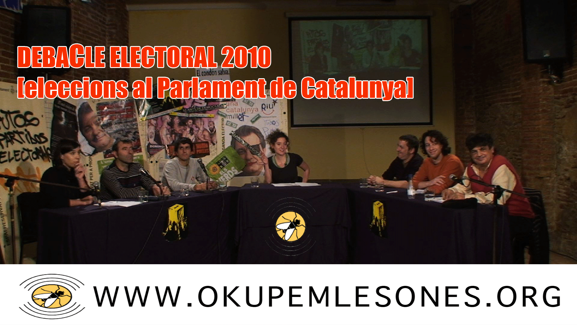 Un altre debat electoral... + info: <a href=http://www.okupemlesones.org target=_blank>Okupem les Ones</a><br/>