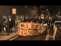 El 18 de febrer del 2011 hi ha fixada la data de judici per resoldre la demanda contra aquest veterà centre social okupat tan arrelat al barriMil cinc-centes persones s·han manifestar la tarda del dissabte 29 de gener del 2011 pels carrers de Sants en resposta a la crida per aturar l·amenaça de desallotjament del CSA Can Vies. La manifestació, ha començat prop de la sis de la tarda a plaça de Sants ha recorregut diferents punts del barri, passant per l·estació de metro de Mercat Nou on s·hi ha realitzat una acció de denuncia o per la concorreguda carretera de Sants per acabar a la plaça de l·Hamsa, on fins el 2004 hi havia hagut un centre social okupat i ara és una plaça dura.+ info: CSA Can Vies - Èxit de participació a la manifestació en suport al CSA Can Vies