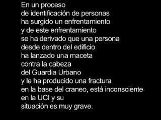 Anàlisi del cas del 4f, realitzat fa uns mesos i que pengem arran de la mort d·una de les preses d·aquest cas.Absolución detenidos 4F