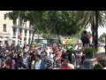 Manifestació ahir diumenge (5/6/2011) per reclamar el tancament immediat de les nuclears.Un vídeo de Gramenet TV