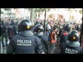Càrrega policial al carrer Wellington, 8 del matí