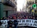 Treballadores de TMB manifestant-se el passat 26 de gener del 2012 contra les retallades i l·augment de tarifes.