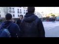 Més imatges de les càrregues realitzades per la Policia Nacional ahir pels carrers de  la ciutat de València.