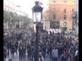 Manifestació 21 de febrer del 2012 a València. Aquesta al 200% de velocitat, o el que és el mateix la gravació real dura 7 minuts.Manifestació espontània en repulsa per les agressions policials contra els estudiants que es manifestaven contra les retallades en educació.