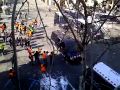 Càrregues policials indiscriminades a Barcelona a l·encreuament del carrer Diputació amb Balmes. En les imatges es veu com la policia expulsa a un periodista identificat degudament amb el braçalet i deixen de realitzar les càrregues en el moment que apareixen el resta de periodistes.