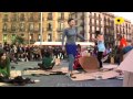 Performance i manifestació del dia de la Dona a Plaça Universitat, (08/03/2012).