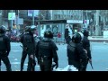 ·Mossos: Disparar per plaer·Imatges recollides durant la vaga general del 29 de març del 2012 a la plaça Urquinaona.