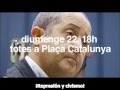 Catalunya està vivint una onada repressiva que segueix una matriu italofeixista. Avui dijous, 6 persones més han estat detingudes en relació a la vaga del 29M.Vine el diumenge a la Plaça Catalunya per mostrar el teu rebuig CONTRA AQUESTA DICTADURA. 22 d·Abril a les 18h.