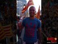 Un recull de les samarretes que es van poder veure durant la diada de l'11 de setembre del 2012.<br/>