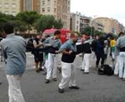 Filmació en directe per Streaming d·una part considerable de la manifestació de suport a Can Vies #MullatXCanVies