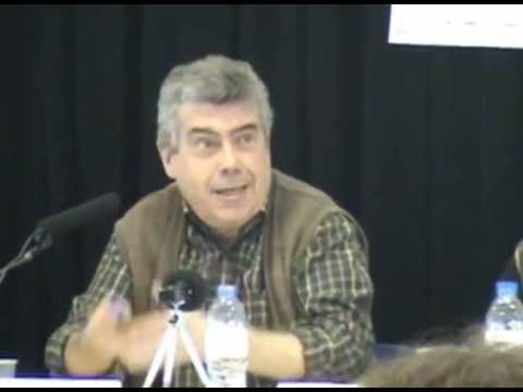 Intervenció del professor d·Economia Aplicada de la UAB Albert Recio a la taula sobre ·L·Europa del Euro· a les Jornades [des] Banka, el dissabte 27 d·abril.