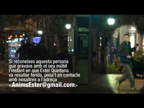 Aquesta és una nova crida a aquelles persones que van poder recollir alguna imatge dels fets que van acabar amb la pèrdua d·un ull a Ester Quintana. Si és així, posa·t en contacte amb el correu: AnimsEster@gmail.com