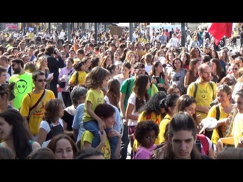 24-10-2013 Barcelona. Manifestació . Vaga general d·educació contra la LOMCE, la LEC i les retallades.