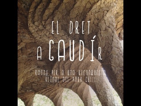 El dia 25 d·octubre el parc Güell passa a ser un espai més de pagamentEl ·El dret a Gaudír· és un curtmetratge documental que descriu el conflicte entorn el nou projecte municipal sobre el Park Güell. Aquesta iniciativa municipal convertirà un bosc urbà, espai de descans veïnal i trobada artística, emblema de la història de Barcelona, en un museu privat.El documental és fruït de la feina de la productora independent Cronovan Studio (http://www.cronovan.com) en col·laboració amb la Plataforma Defensem el Park Güell (http://defensemparkguell.wordpress.com).