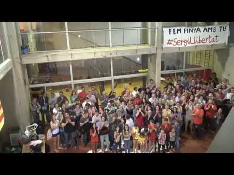 Video de suport de Castellers de Barcelona al #SergiLlibertat