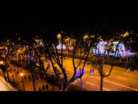 Video de la càrrega policial de la nit del 30/5 al 1/6 a Gran Via-Calàbria contra una petita manifestació a favor de Can Vies