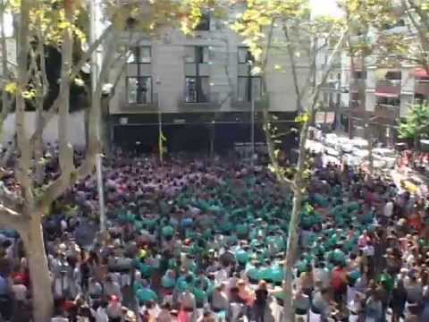 Retransmissió de l·actuació de la XXII Diada dels Castellers de Sants.