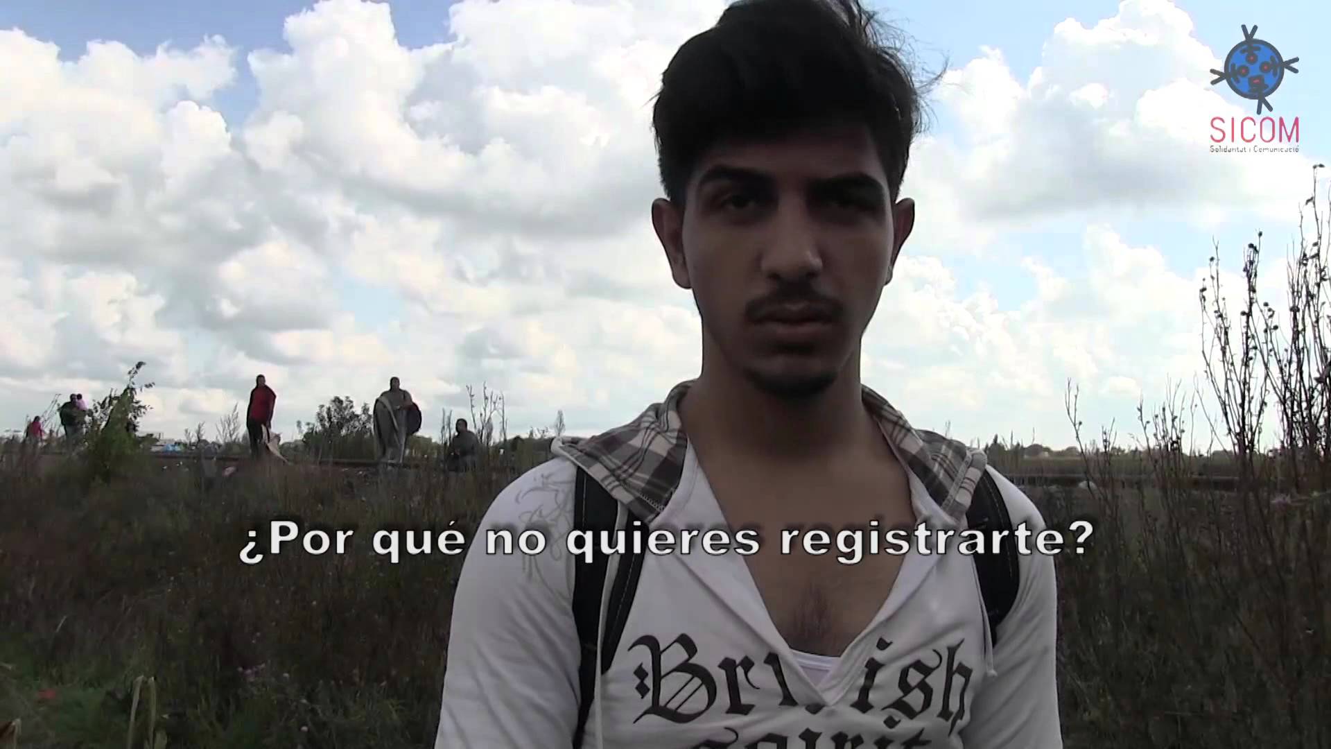 Detencions, camps de concentració, ·registre·, tràfic de persones, xenofòbia, absència absoluta de respecte als Drets Humans.Els traficants cobren de 250  / persona x 180 quilòmetres. Diners que caldrà afegir als 1.500  que havien pagat per arribar a Hongria. I la que els espera donada l·actitud menyspreable de la UE.reportatge de @SergiCabeza http://tahrircafe.blogspot.­comSolidaritat i Comunicació http://www.sicom.cat