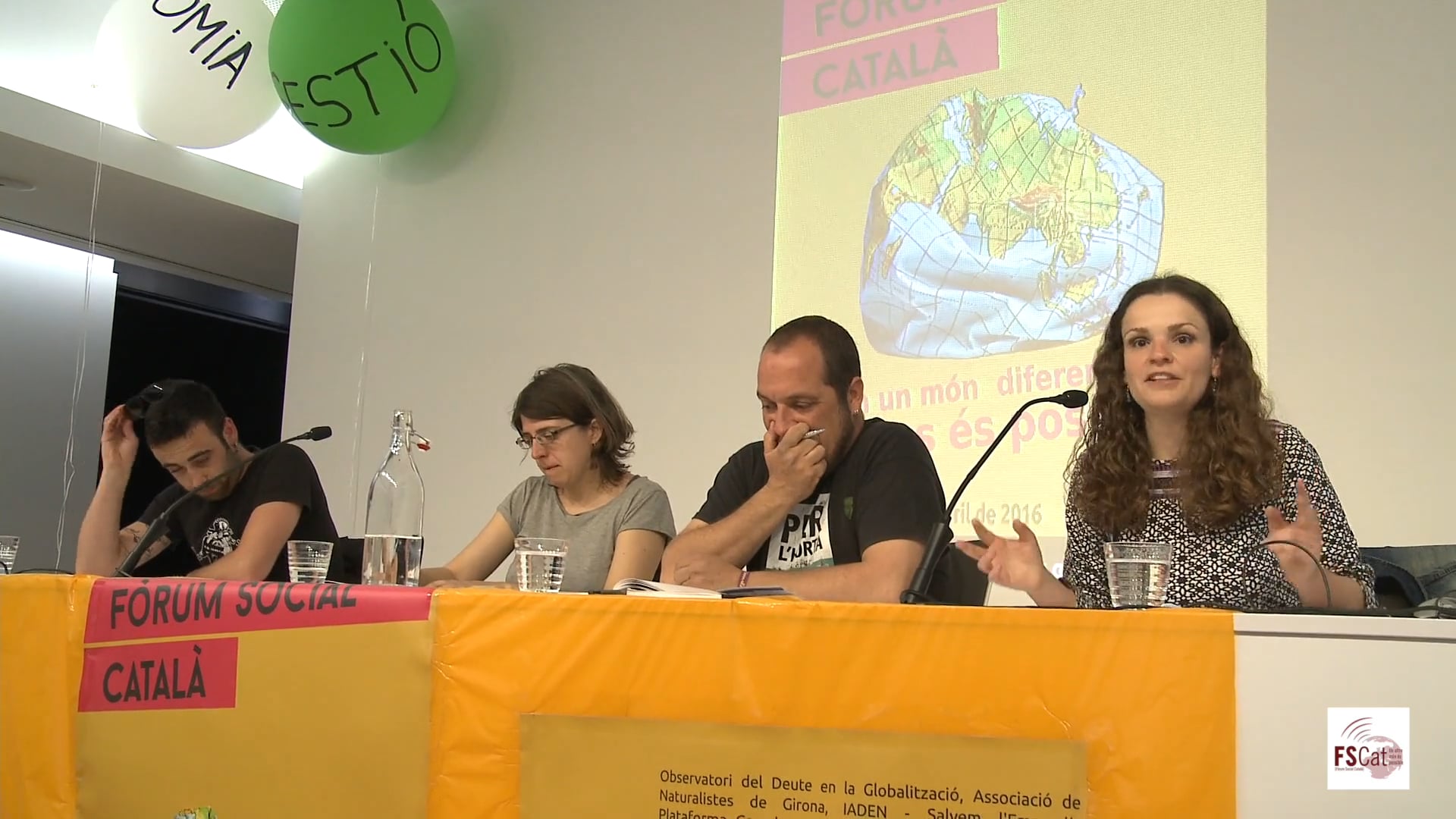Excel·lent resum del Fòrum Social Català, que va tenir lloc a Girona el passat dissabte 16 d·abril de 2016Agraïments especials al realitzador Carlus Camps