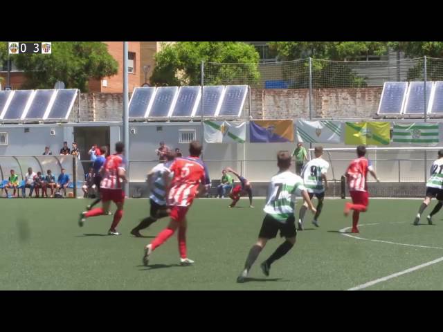 Camp de L·EnergiaData: 29/05/2016 12:00Competició: Primera Catalana 2015/2016, grup 1 (Jornada 34)Col·legiats: Ferràn Ceacero solana, Francesc Girbau Llistuella, Marc Recolons Tena.Equips:U.E. Sants Titulars: Carlos, Crivillés (Arbulu 67·), Cura (Freixi 60·), Alberto, Picolo, Cuadrillero (Peque 45·), Aleix (Guille 60·), Gaudioso, Mulero, Tomás (Pau 67·), Navarro.U.E. Sants Suplents: Joaquim, Requena.U.E. Vilassar de Mar Titulars: Barragan, Javi, Adri Blanchart, Peque, Montalvo, Tejero, Soufiane (Alex 72·), López (Sergio González 45·), Masip (Queralt 57·), Manga (Jiménez 68·), Arnau.U.E. Vilassar de Mar Suplents: Imanol, Sebas, Marcel.Gols:U.E. Vilassar de Mar  0-1 Soufiane (32·)U.E. Vilassar de Mar  0-2 Soufiane (44·)U.E. Vilassar de Mar  0-3 Soufiane (49·)Targetes:U.E. Vilassar de Mar  Peque (52·)U.E. Sants  Gaudioso (55·)U.E. Sants  Arbulu (86·)U.E. Sants  Peque (87·)U.E. Vilassar de Mar  Queralt (89·)CronologiaOnze inicial: U.E. Sants Carlos, Crivillés, Cura, Alberto, Picolo, Cuadrillero, Aleix, Gaudioso, Mulero, Tomás, Navarro.Onze inicial: U.E. Vilassar de Mar Barragan, Javi, Adri Blanchart, Peque, Montalvo, Tejero, Soufiane, López, Masip, Manga, Arnau.0   U.E. Sants 0 - U.E. Vilassar de Mar 032 U.E. Vilassar de Mar  U.E. Vilassar de Mar Soufiane44 U.E. Vilassar de Mar  U.E. Vilassar de Mar Soufiane45 U.E. Sants  U.E. Sants Entra Peque per CuadrilleroU.E. Vilassar de Mar  U.E. Vilassar de Mar Entra Sergio González per López  U.E. Sants 0 - U.E. Vilassar de Mar 249 U.E. Vilassar de Mar  U.E. Vilassar de Mar Soufiane52   U.E. Vilassar de Mar Peque55   U.E. Sants Gaudioso57 U.E. Vilassar de Mar  U.E. Vilassar de Mar Entra Queralt per Masip60 U.E. Sants  U.E. Sants Entra Freixi per CuraU.E. Sants  U.E. Sants Entra Guille per Aleix67 U.E. Sants  U.E. Sants Entra Arbulu per CrivillésU.E. Sants  U.E. Sants Entra Pau per Tomás68 U.E. Vilassar de Mar  U.E. Vilassar de Mar Entra Jiménez per Manga72 U.E. Vilassar de Mar  U.E. Vilassar de Mar Entra Alex per Soufiane86   U.E. Sants Arbulu87   U.E. Sants Peque89   U.E. Vilassar de Mar Queralt90   U.E. Sants 0 - U.E. Vilassar de Mar 3Videos (mes videos)ComentariI la lliga s·ha acabat. Hi ha estat una bona temporada on fins l·ultima jornada el Sants ha tingut oportunitat, encara que fossin mínimes, de poder jugar per la promoció. A falta de tres jornades, tres victòries ens donaven l·ascens directe, però un empat i dues derrotes ho han fet impossible.1. Vilassar de Mar 62pts2. La Jonquera 58pts3. Horta 58pts4. Manresa 56pts5. Martinenc 55pts6. Sants 54pts7. Vic 52ptsNavarro amb 16 gols en 33 partits ha quedat segon en la classificació de golejadors del grup.En quant al partit un desastre per els blanc-i-verds amb tres grans badades que Soufiane va aprofitar molt be per certificar l·ascens directe del Vilassar de Mar.