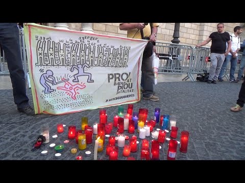 Homenatge a Juan Andrés Benítez després de 32 mesos del seu assassinat en mans de mossos d·esquadra.