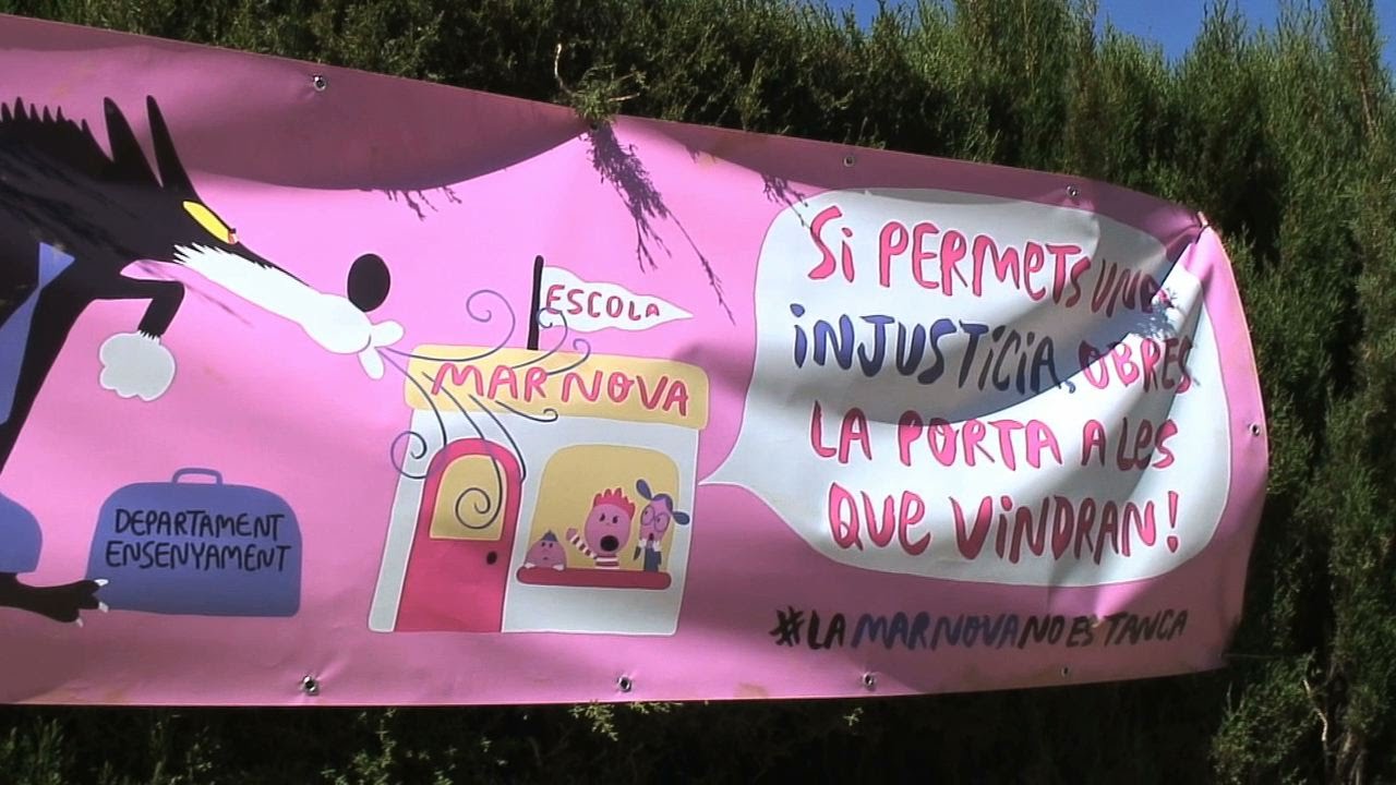 L·escola Mar Nova de Premià de Mar, va ser al parlament de Catalunya dimarts passat 14 de juny 2016 per demanar que no es tanqui.