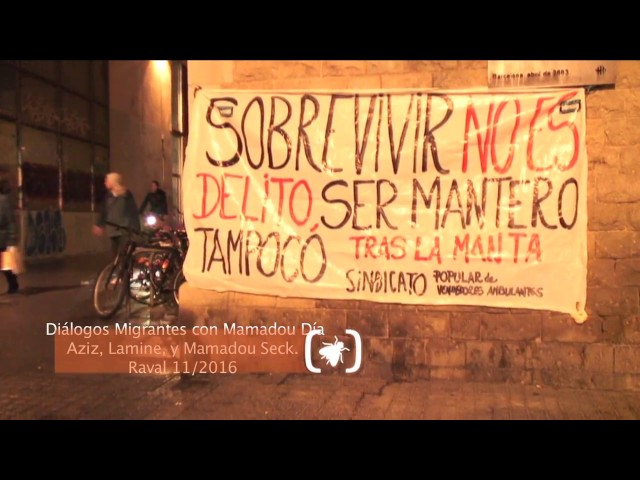 Divendres passat 18/11/2016 l·escriptor i activista Mamamodu Dia, es reuneix amb veus diferents del Sindicat popular de venedors ambulants, Aziz Faye, Lamine Bathily, Mamadou Seck. Quatre veus milers d·històries.