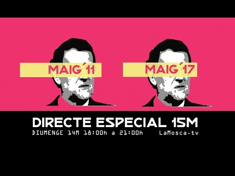 Programació especial per 15M+6
<br/>
<br/>Diumenge 14 de maig, programa especial en directe sobre el 15M, sis anys després. Entrevistes i recopilació documental: Participa! 
<br/>
<br/>#FesVolarLaMosca
<br/>
<br/>Emès en directe diumenge 14 de maig del 2017 de 18:00 a 21:00<br/>