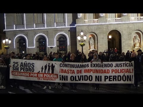 Manifestació per conmemorar el 25è any de la mort de Pedro Álvarez.