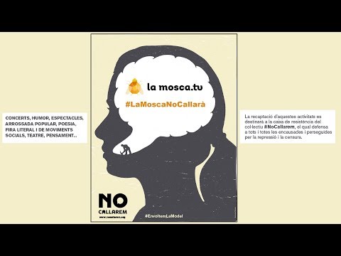 La Mosca.TV realitzà un programa en directe des de davant de la presó Model de Barcelona per poder retransmetre concerts del festival #NoCallarem així com entrevistes a les diferents organitzadores i participants. @ LaMosca.TV #NoCallarem