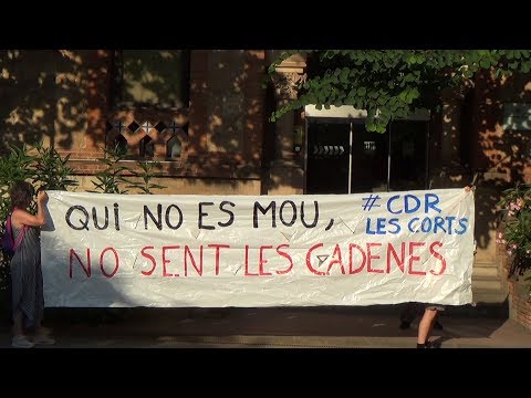 Acció dels CDR a la Conselleria de Sanitat 22-06-2018