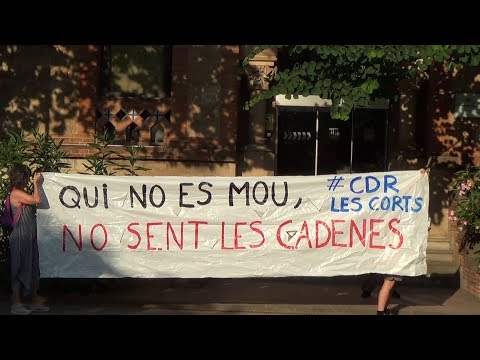 Acció dels CDR a la Conselleria de Sanitat 22-06-2018<br/>